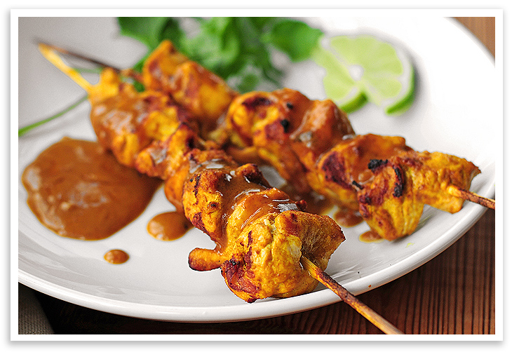 What Is Chicken Satay With Peanut Sauce