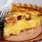 Brie and Bacon Quiche
