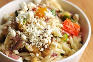 Roasted Vegetable Orzo Salad Recipe