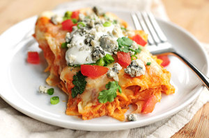 Buffalo Chicken Enchiladas Recipe