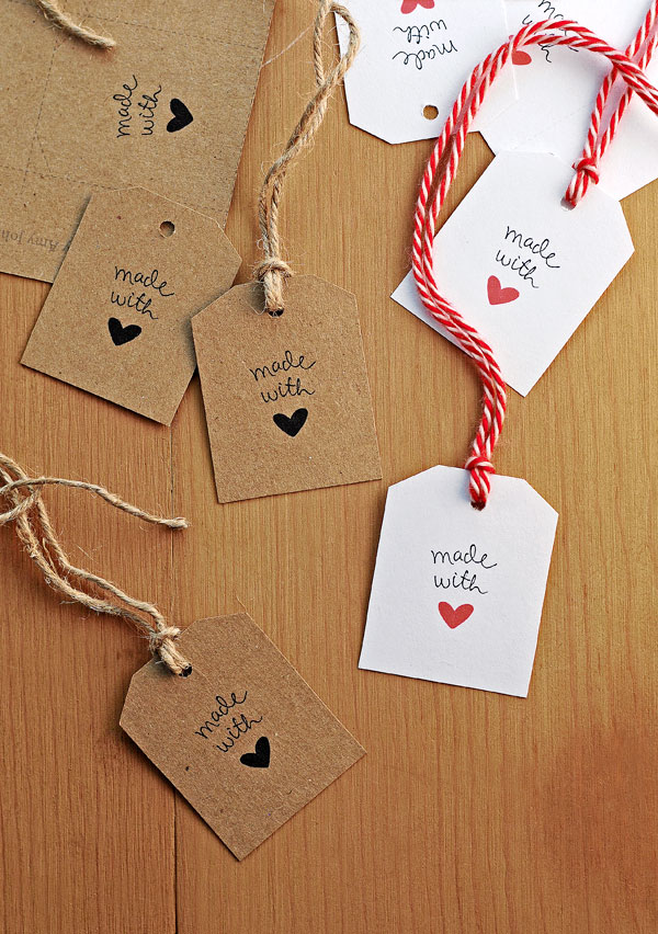 Free Printable Tags For Handmade Items