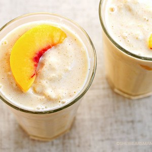 Easy Peach Fruit Smoothie Recipe