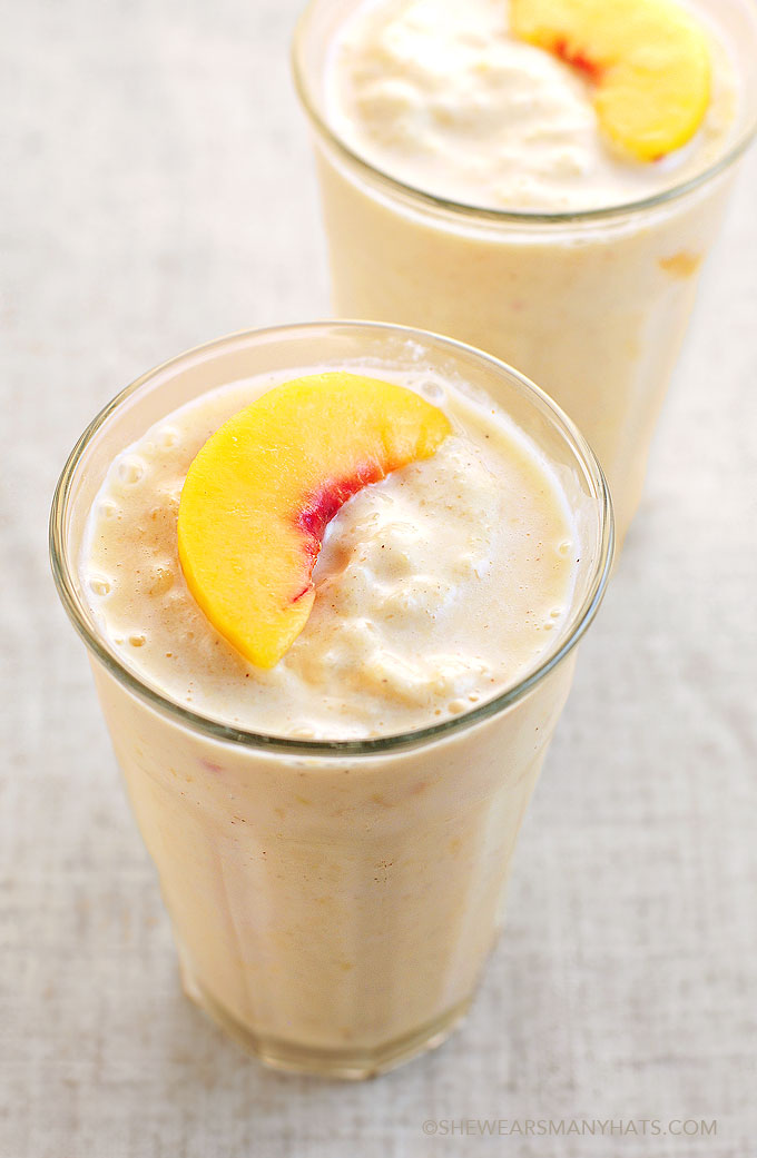 Image result for peach smoothie