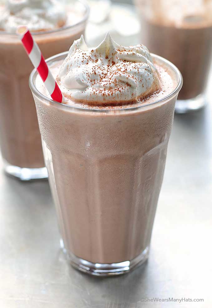 Peanut Butter Chocolate Milkshake Recipe | She Wears Many Hats