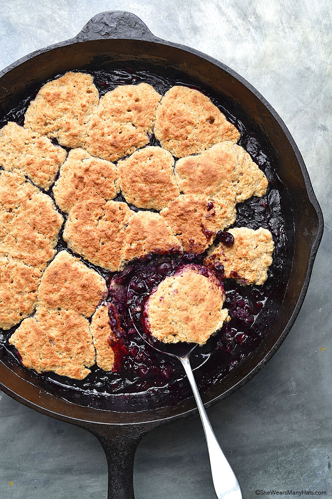 Blueberry Cobbler Recipe with Biscuit Topping - Naturipe Farms Berries ...