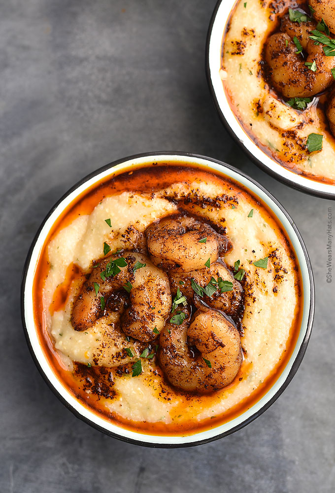 Shrimp and Grits Recipe | She Wears Many Hats