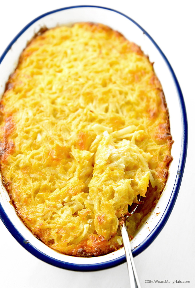 Cheesy Hashbrown Casserole Recipe She Wears Many Hats