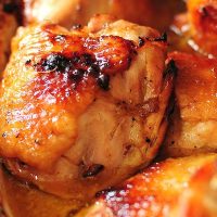 Honey Soy Baked Chicken Thighs Recipe | shewearsmanyhats.com