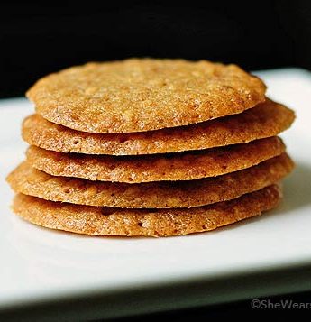 Benne Wafer Cookies Recipe shewearsmanyhats.com