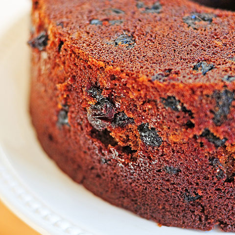 Spiced Beer Cake with Dried Cherries and Pecans