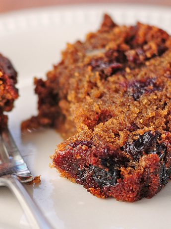 Spiced Beer Cake with Dried Cherries and Pecans