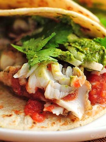 Fish Tacos Recipe | shewearsmanyhats.com