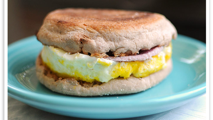 Canadian Bacon 'N' Cheese Muffin