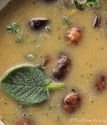 Using a healthy pureed white bean and broth base instead of cream, this White Bean and Roasted Mushroom Soup recipe can be enjoyed often as you would like, guilt-free.