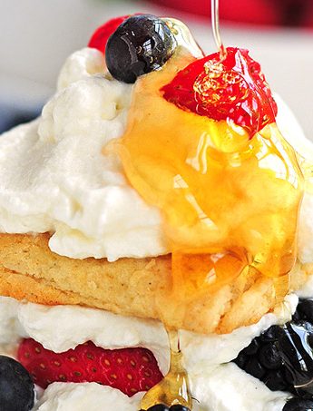 Citrus Tea Biscuits Shortcake with Berries