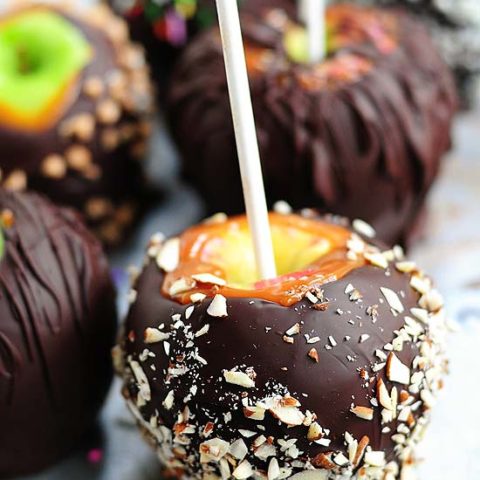 Chocolate Caramel Apples Recipe and Tips shewearsmanyhats.com
