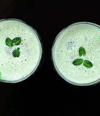 Mint Chocolate Chip Milkshake