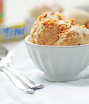 Peanut Butter Butterfinger Ice Cream