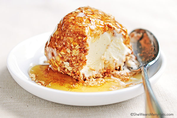 Unfried Fried Ice Cream