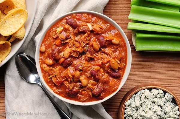 Buffalo Chicken Chili