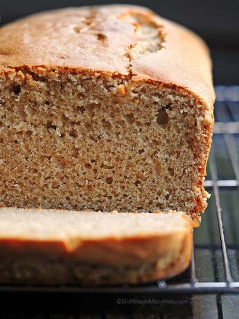 Peanut Butter Bread Recipe | shewearsmanyhats.com