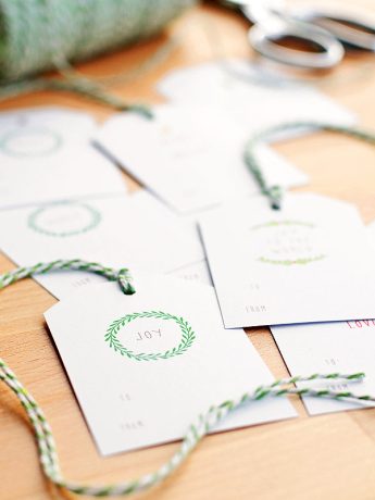 Nice and Simple Free Christmas Gift Tags from SheWearsManyHats.com