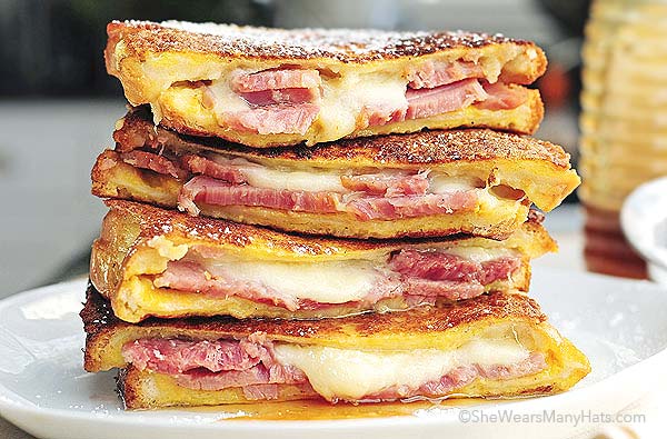 Monte Cristo Sandwich Recipe - She Wears Many Hats