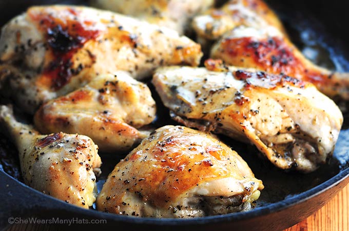 Coconut Milk Baked Chicken Recipe | She Wears Many Hats