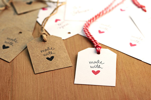 Free Made With Love Gift Tags
