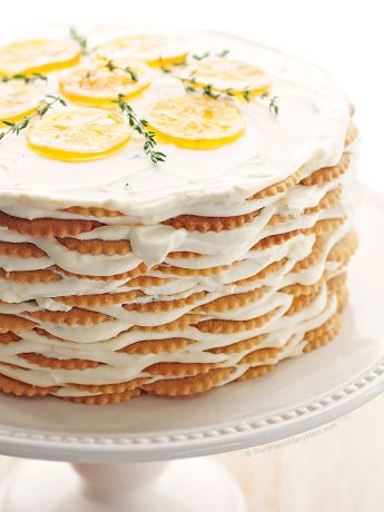 Meyer Lemon and Thyme Icebox Cake Recipe