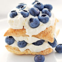 Easy Blueberry Lemon Napoleon Dessert