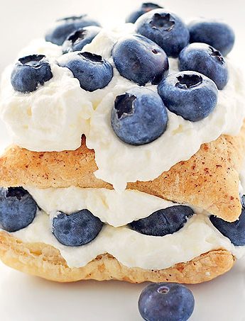 Easy Blueberry Lemon Napoleon Dessert Recipe