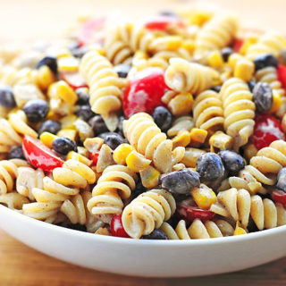 Southwestern Black Bean Pasta Salad-image