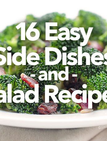 Easy Side Dishes and Salad Recipes