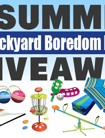 Summer Backyard Boredom Busters Giveaway