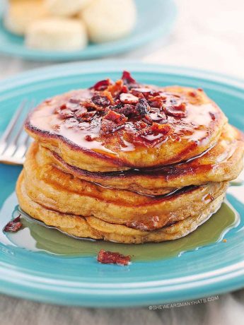 Sweet Potato Pancake Recipe | shewearsmanyhats.com