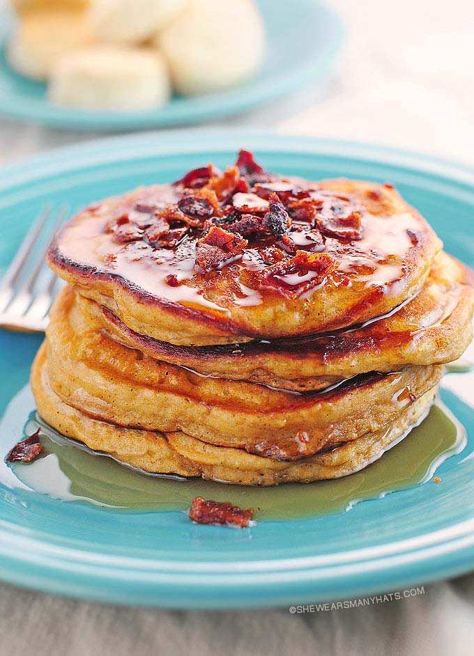 Sweet Potato Pancake Recipe | She Wears Many Hats