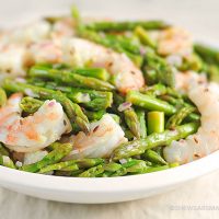 Asparagus and Shrimp Salad Recipe with Lemon Dill Vinaigrette