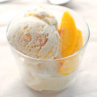 Homemade Peach Ice Cream Recipe