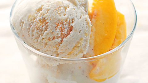 Peach ice cream maker recipes sale