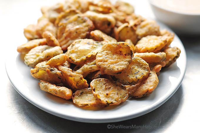 Fried Pickles on a plate