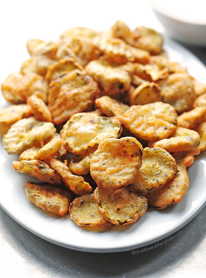 Fried Pickles on a plate