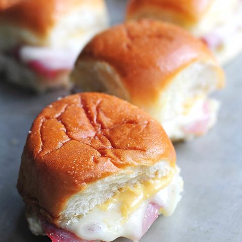 easy ham and cheese sliders