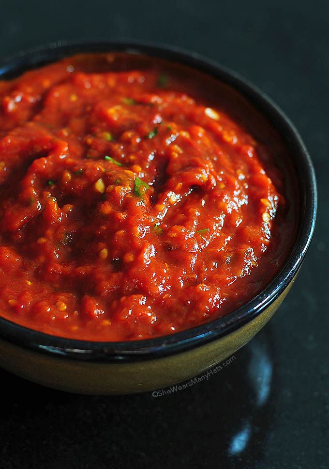 Spicy Roasted Tomato Chipotle Salsa Recipe | She Wears Many Hats