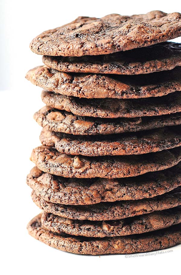 Double Dark Chocolate Cookies Recipe