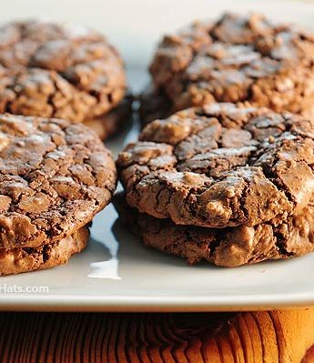 Chocolate Crackled Cookies