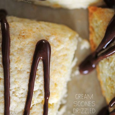 scones with chocolate