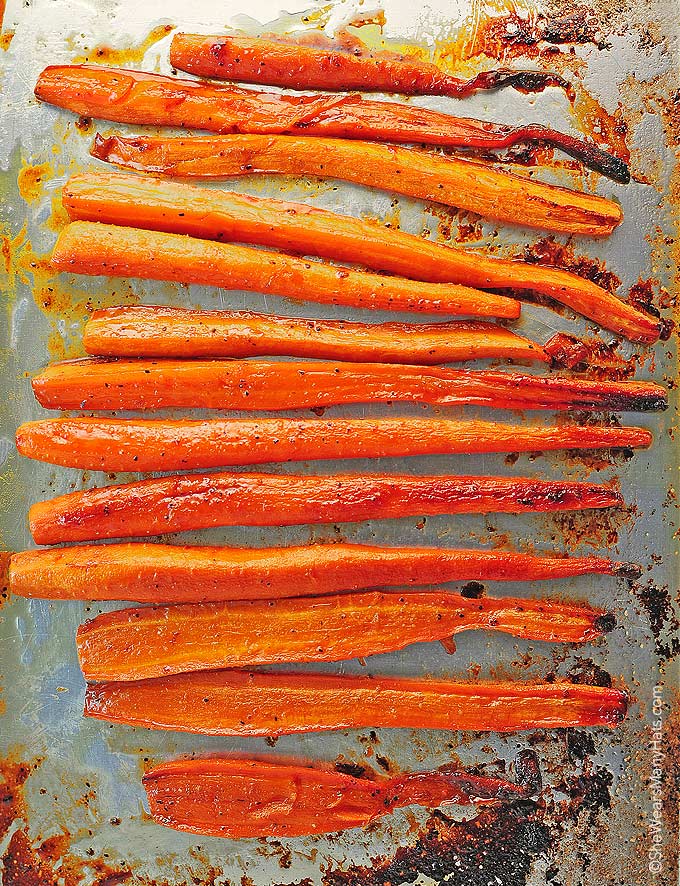 ginger honey roasted carrots recipe