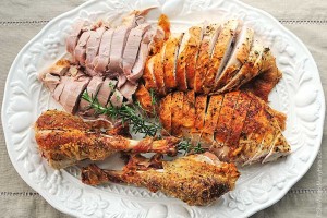 Mayonnaise Roasted Turkey Recipe | shewearsmanyhats.com