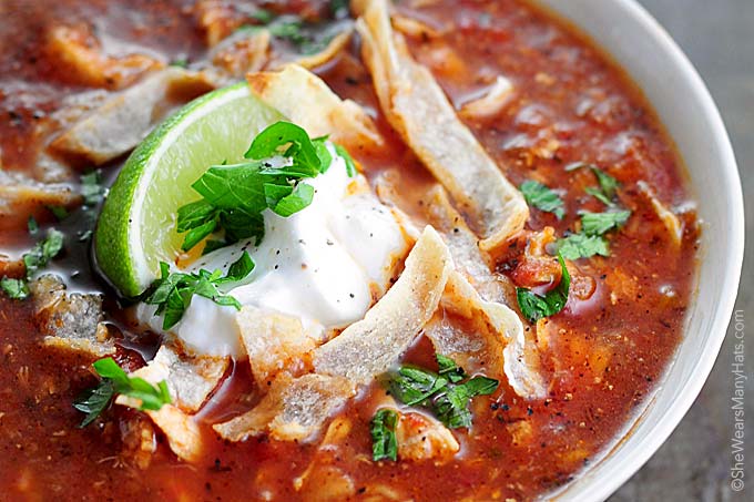 Perfect Chicken Tortilla Soup Traditional Vs. Fancy